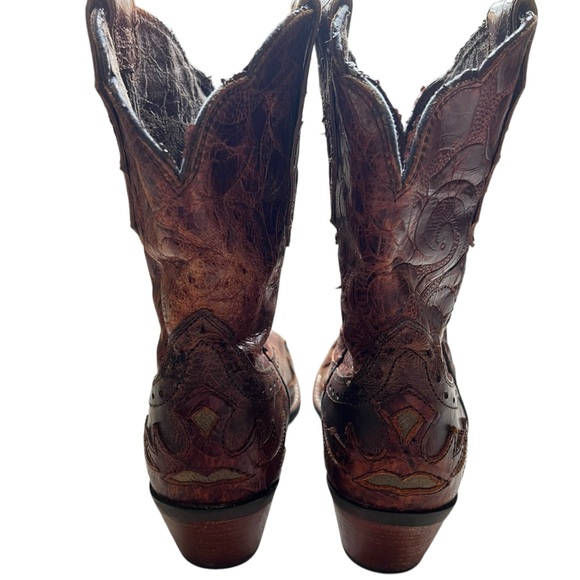 Ariat Womens Brown Leather Dahlia Cowboy Western Boots size 7 10008781 - Picture 9 of 16